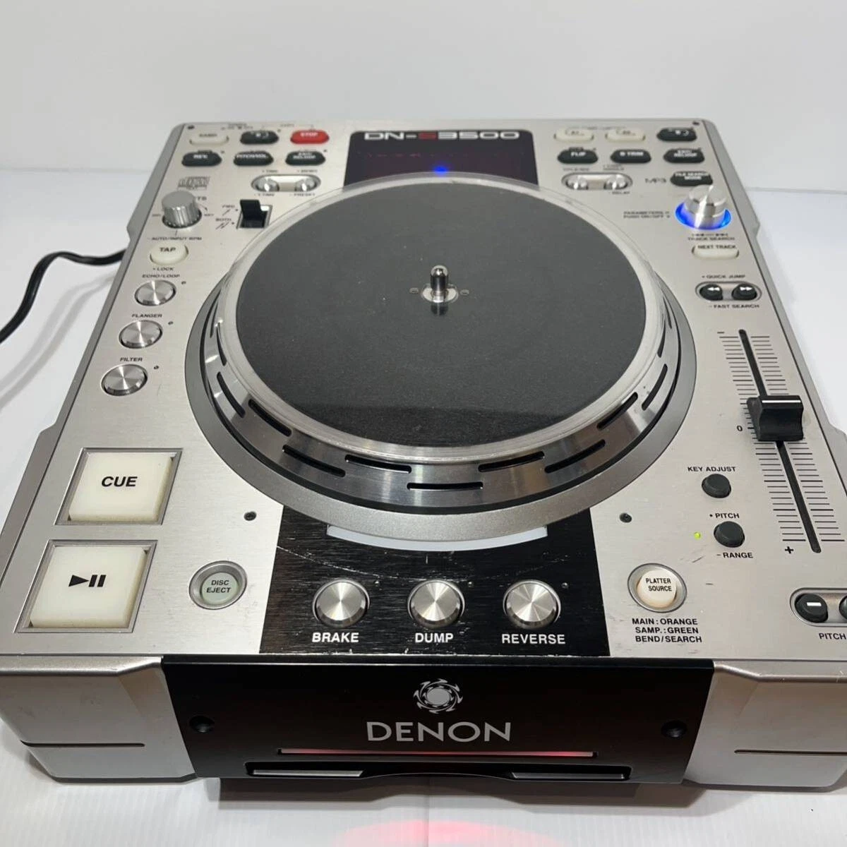 DENON DN-S3500 Compact Disc Player DJ Turntable CD CDJ MP3 DNS3500 Tested  Japan