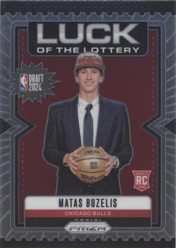 2024-25 Panini Prizm - Matas Buzelis #252 Multi Wave Prizm /88 (RC 