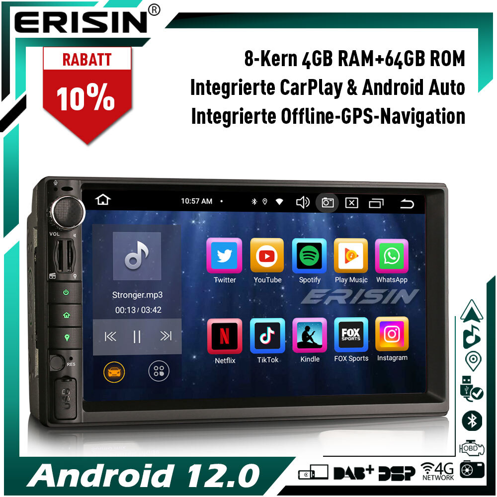 8-Kern 9 Zoll Android 13 Autoradio Für VW Passat Golf 5/6 Touran Jetta Polo Caddy EOS T5 GPS Navi Carplay Android Auto DSP Bluetooth 5.0 WiFi DAB