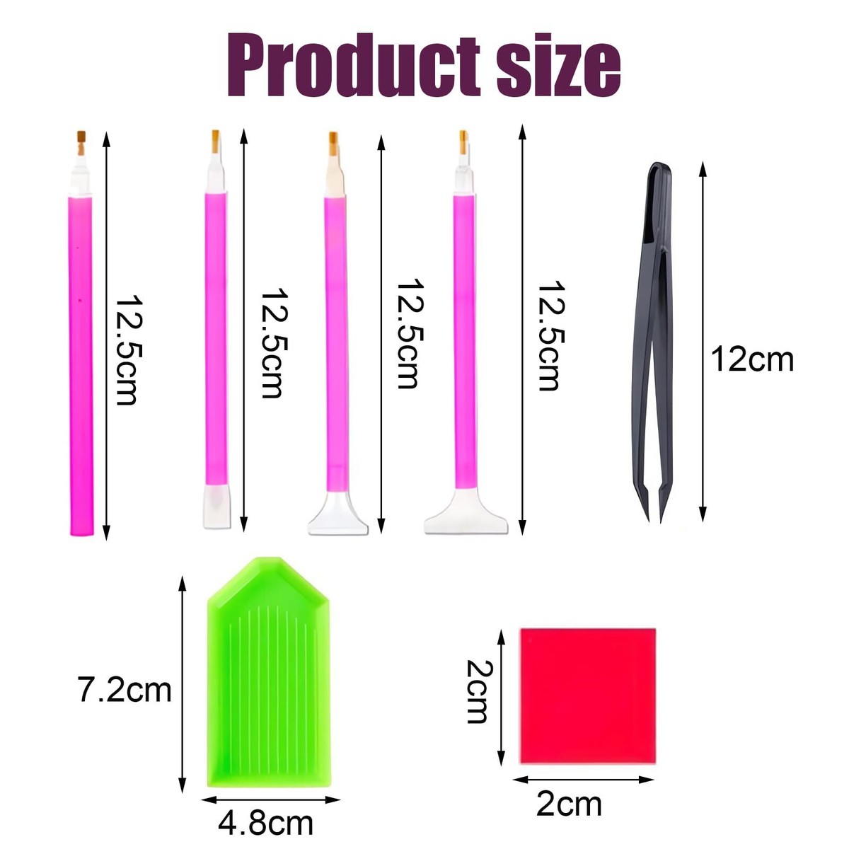 LYLIDIA 3pcs 5D Diamond Painting Stylo De Peinture Diamant Bricolage