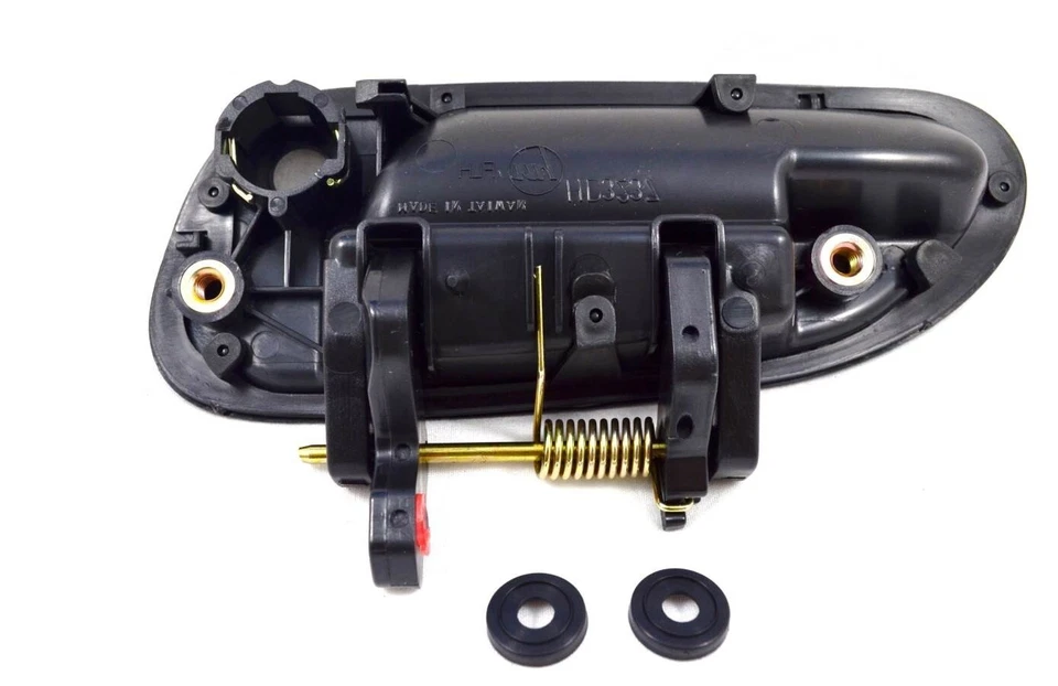 fits Honda Sedan Outside Exterior Door Handle Front Right Passenger Black Smooth Foto 2 de 2