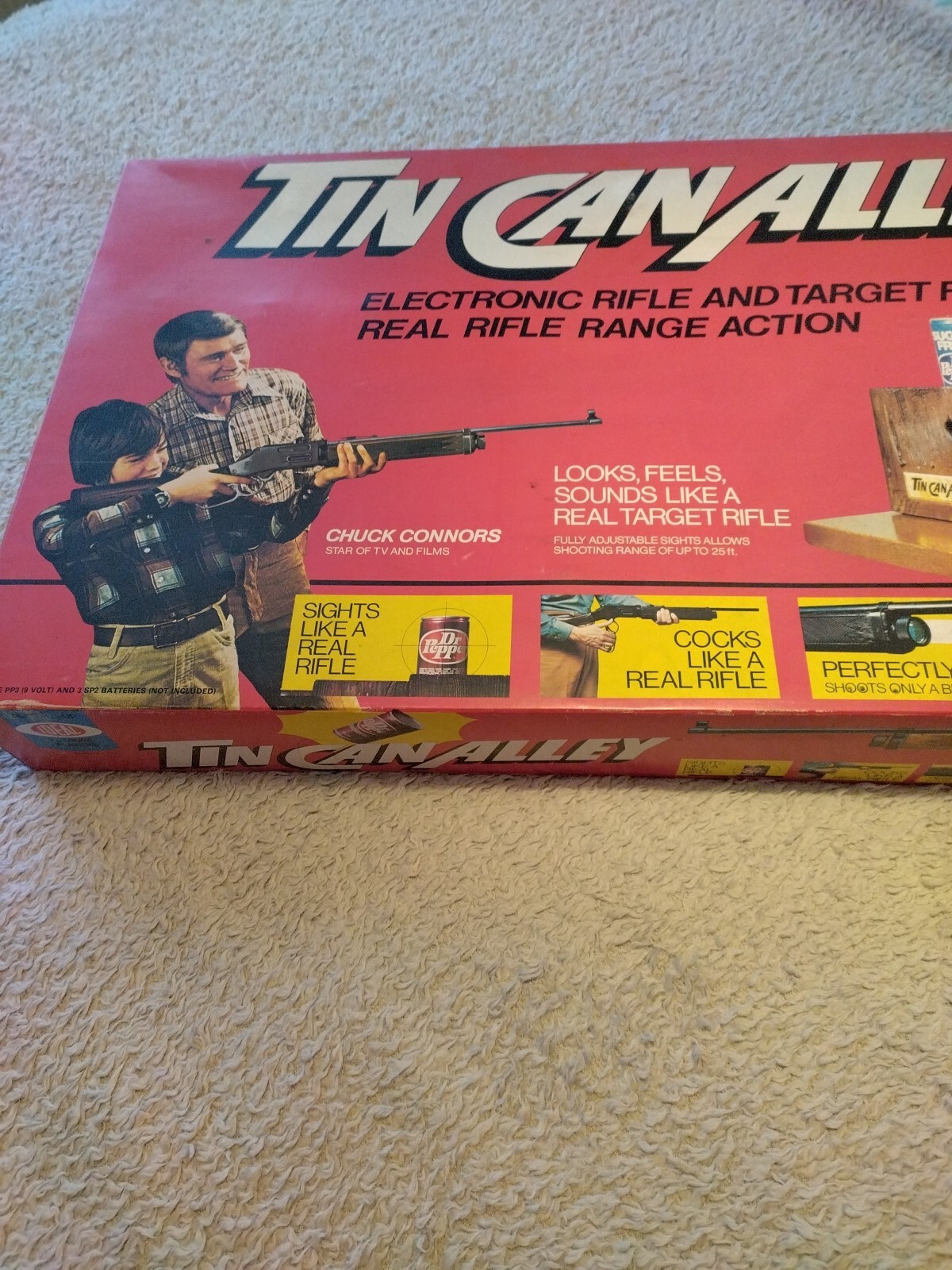 Vintage Tin Can Alley Electronic Game Boxed By Ideal Ages 9 & Up