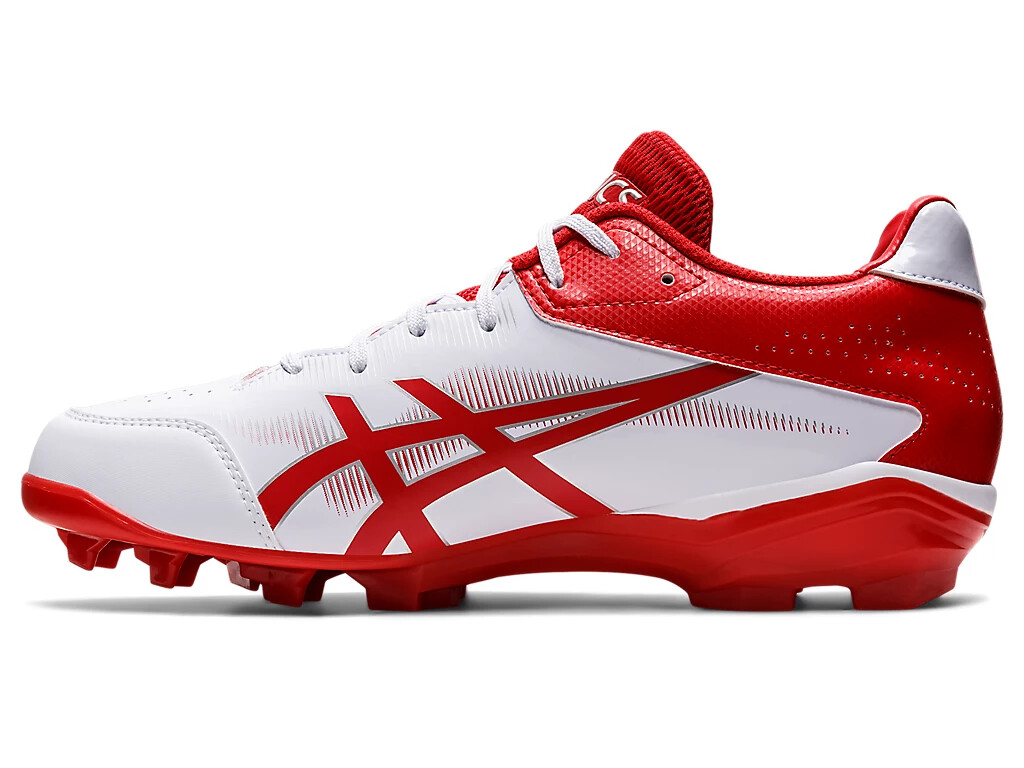 ASICS STAR SHINE 3 1123A033 101 White Red Baseball Cleats | eBay