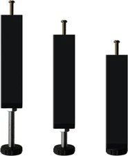 Metal Furniture Support Legs Adjustable Height Heavy Duty Bed Center Frame Slat