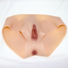 Silicone Vagina Crossdresser Panty Pee Transgender Underwear Gaff Tong