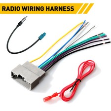 For 09-16 Jeep Patriot Compass Gm Stereo Radio Wiring Harness Antenna Adapter