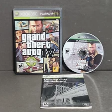 Grand Theft Auto IV 4 Xbox 360 Complete Platinum Hits Video Game