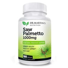 Saw Palmetto 1000mg Premium Prostate Health Support for Men 180 Capsules