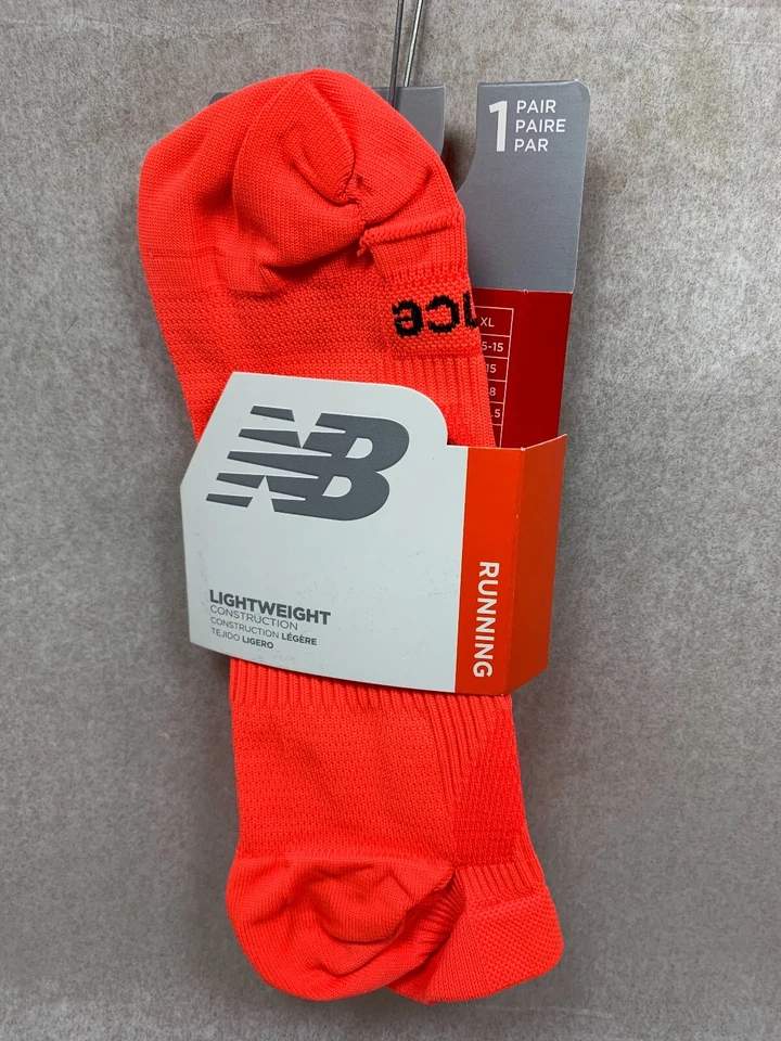  Calcetines New Balance Ligeros para Correr No Show Hombres/Mujeres HECHOS EN EE. UU. LLAMA Foto 3 de 3