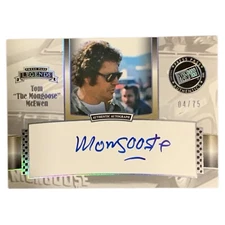 2012 Press Pass Legends: #LG-TM Tom The Mongoose McEwen Autographed Card 04/75