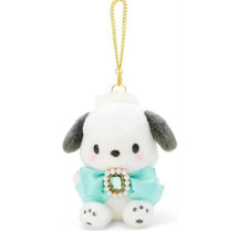 Sanrio Character Pochacco Bag Charm Sparkling Bijou Mascot Chain New Japan