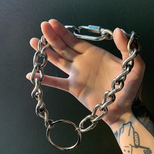 O Ring Chain Choker Heavy Duty Thick Jewelry Punk Goth Grunge Alternative Ebay