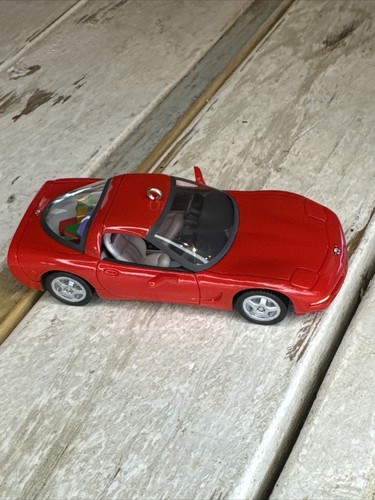 Hallmark Keepsake Vintage 1997 Corvette Taschenlampe rot Sportwagen Ornament mit Box - Bild 5 von 15