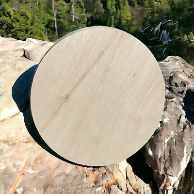 #ad Unfinished Any Size Up To 40” 1 2” Thick CNC Cut Birch Plywood Wood Circle $220.00