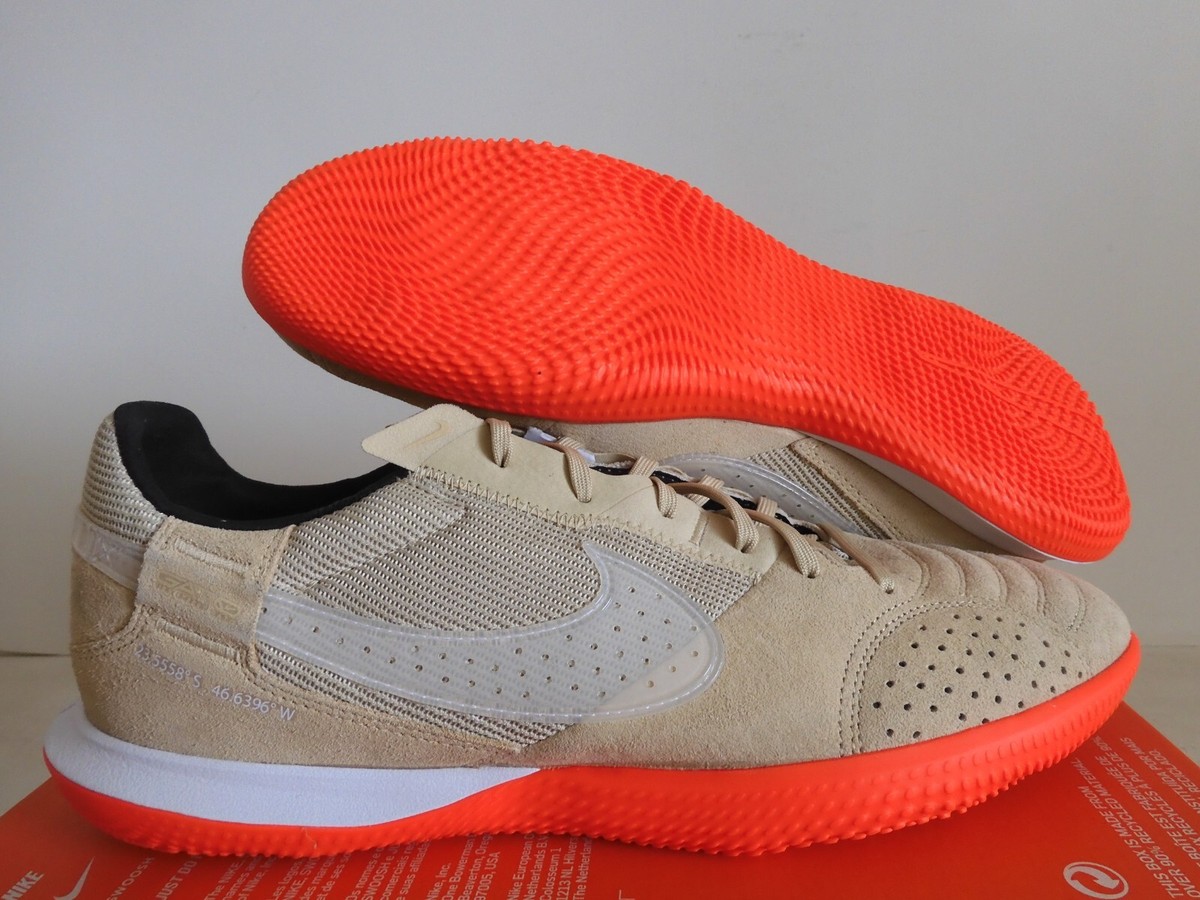Nike Streetgato Street Gato Indoor Soccer Cleats Team Gold Sz 12