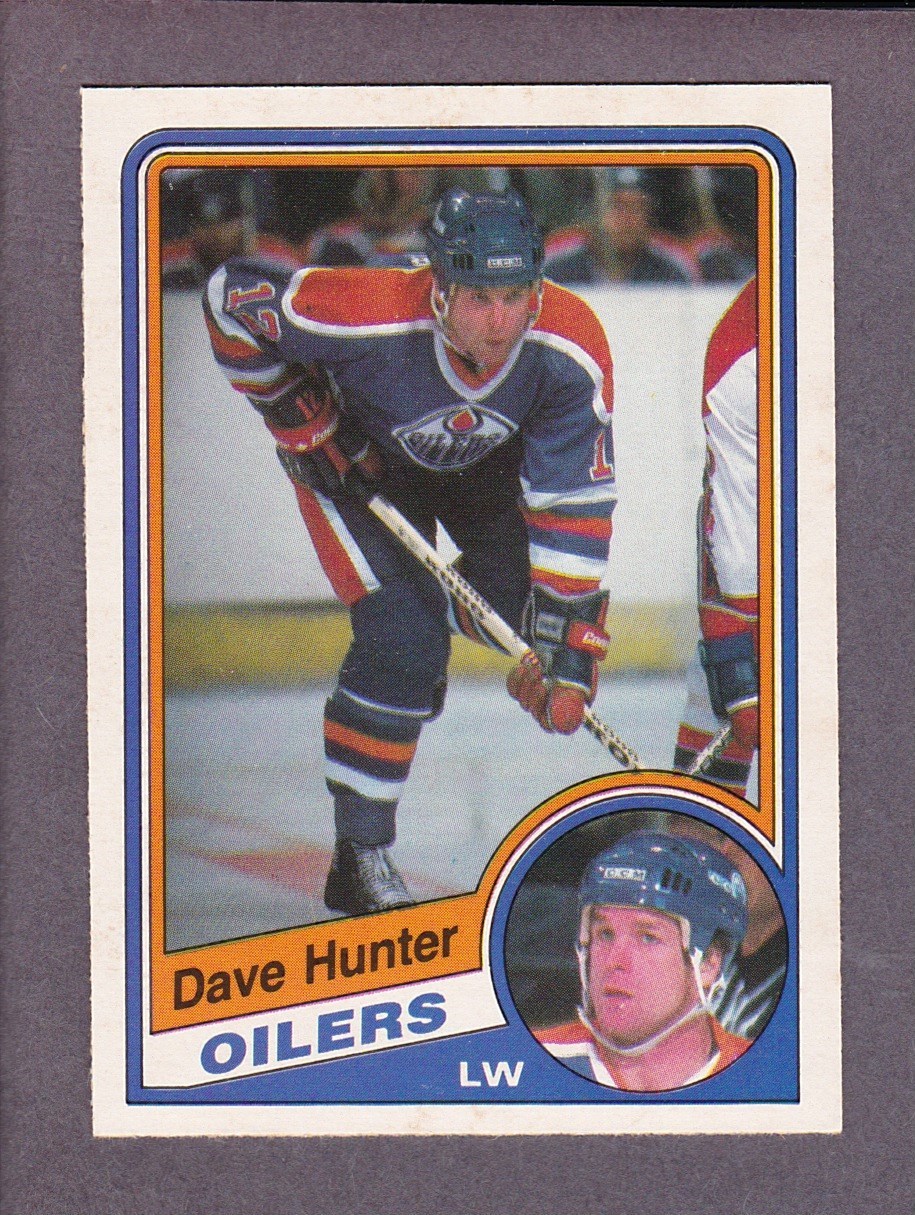 1984-85 O-Pee-Chee OPC Hockey Dave Hunter #246 Edmonton Oilers NM/MT | eBay