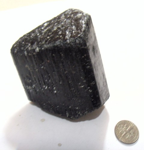 1610 Carat Black Tourmaline crystal Natural Doubl termination Reiki healer 53307 - Picture 10 of 10
