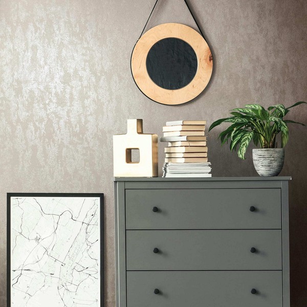 Vliestapete Used-Look Betonoptik Industrial Beige Grau Glanz 35133 (5,23€/1Qm)-image