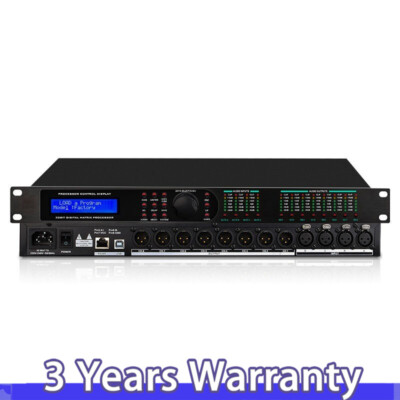 Digital Audio Processor 4-CH Audio Effector 4-IN 8-OUT Support USB Debugging