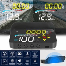 Car Head Up Display Hud Gps Obd Hd Projector Digital Speedometer Speed Alarm M17