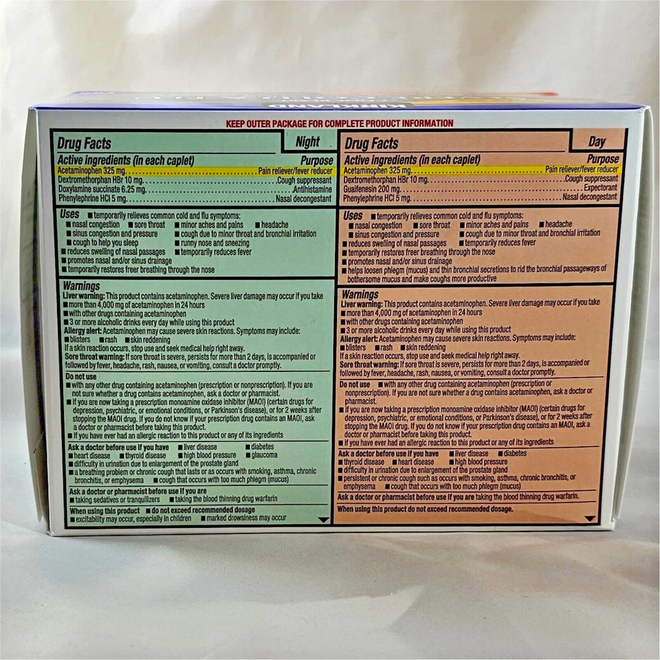 Comprimidos multisíntomas para resfriado y gripe severos Kirkland Signature, 168 cápsulas Foto 2 de 2