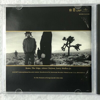 U2 The Joshua Tree CD Rock 2000s 11 Song Studio Album Album of the