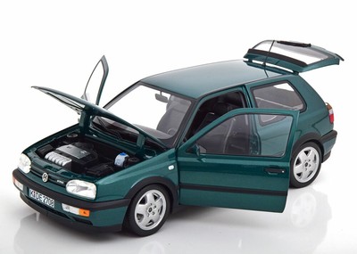 1996 VOLKSWAGEN Golf Vr6 Green Metallic 1/18 Diecast Model Car by