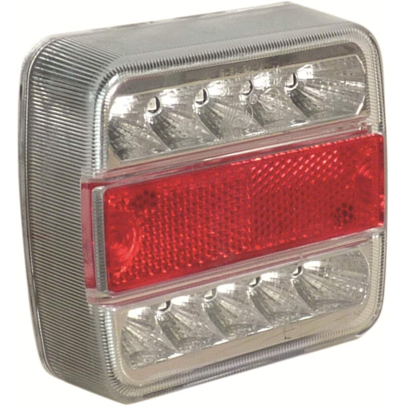 Feu arrière remorque 4 feux précablé 12V Sodiflash signalisation universelle