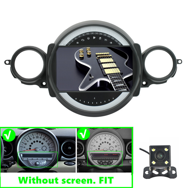 W/ Camera For BMW Mini Cooper R56 2007-2013 Radio Stereo Android 14 GPS Carplay