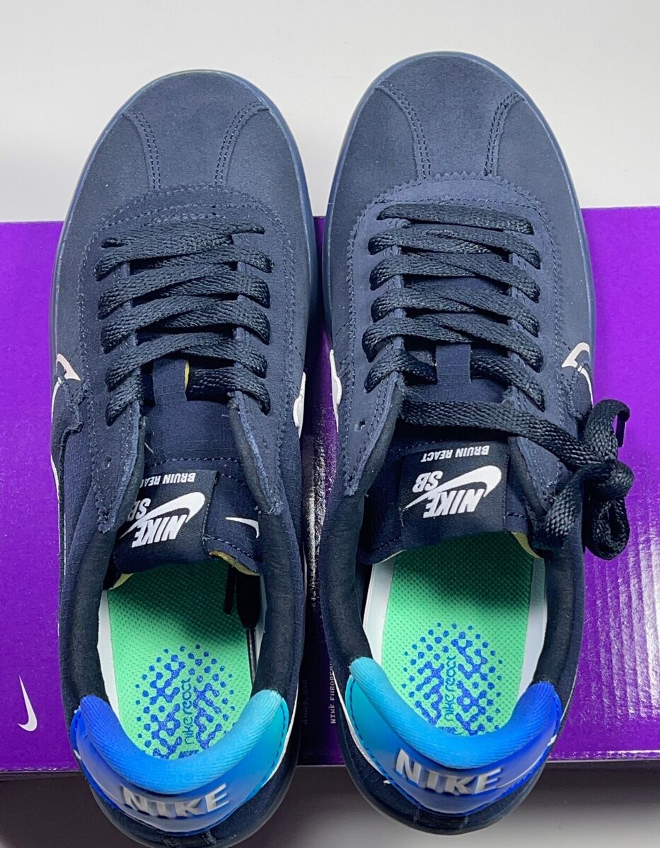 Nike SB Bruin React T Dark Obsidian Hyper Jade CV5980-400 Nike SB Bruin React T Dark Obsidian Hyper Jade CV5980-400