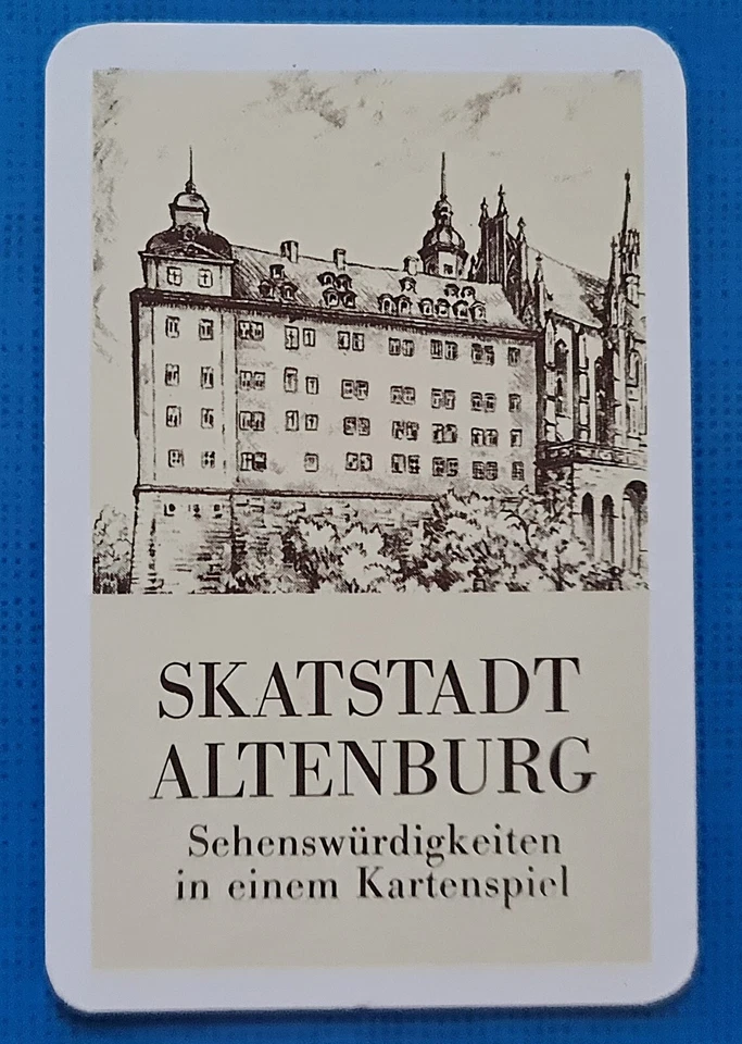 Auténtico castillo de Skatstadt Altenburg 1995 cuarteto cartas Alemania Foto 2 de 4
