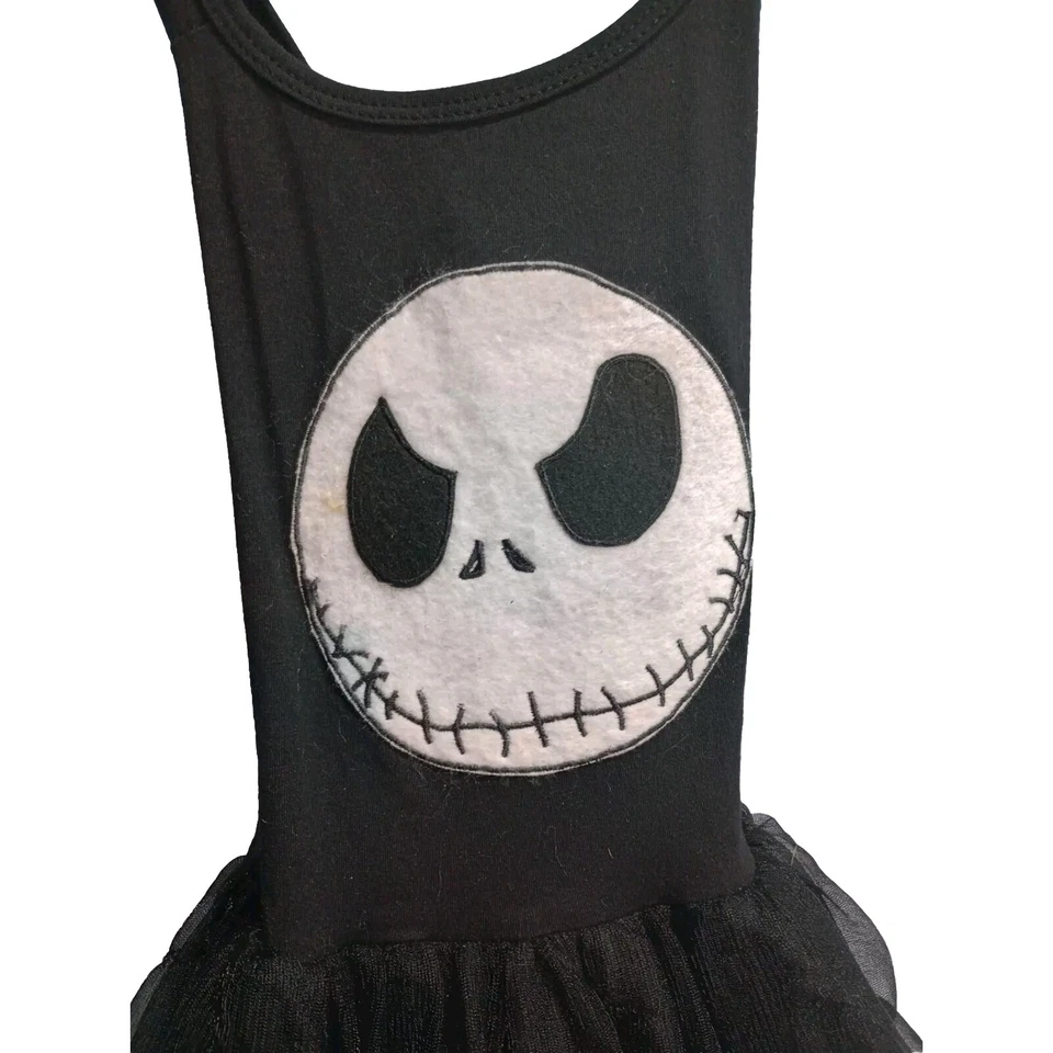 Vestido Tutú Pesadilla Antes de Navidad, Jack Skellington Talla Pequeña Halloween Foto 3 de 4