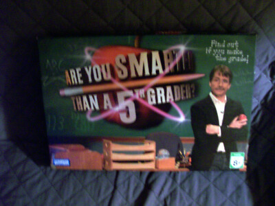 PARKER BROTHERS ARE YOU SMARTER THAN A 5TH GRADER? BOARD GAME (COMPLETE) AGES 8+
