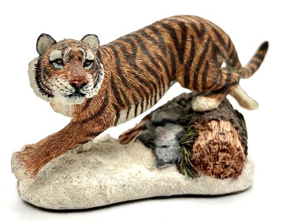 Franklin Mint 1987 Tiger Figurine Wildlife Preservation Trust Panthera Tigris
