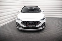Maxton Design Frontlippe V.2 Passend FüR Ford Focus ST / St-Line Mk4 FL Schwarz