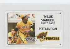 1981 Perma-Graphics/Topps Credit Cards Willie Stargell #125-014 HOF