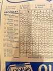 1943 BROOKLYN DODGERS @ BOSTON BRAVES SCORECARD, UNSCORED — photo 9