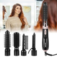 4 in 1 Hair Blow Dryer Comb Brush Hot Air Styler Hair Curler Straightener Tools