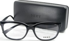 DKNY DY 4677 3688 Gloss Black Acetate Eyeglasses Glasses Frame 54-17-135 NEW