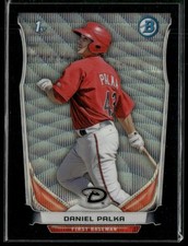 Daniel Palka 2014 Bowman Chrome Black Wave Refractor #BCP63 Arizona Diamondbacks