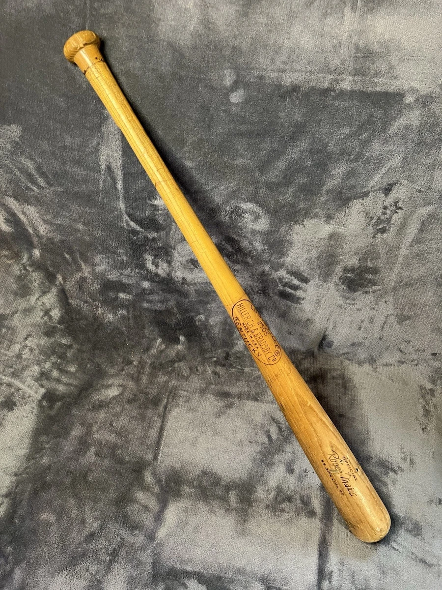 Batte De Baseball Vintage Louisville Slugger Années 60 - Modèle MC44, Bois, 33 Pouces - Très Bon état