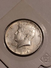 1964 jfk - kennedy half-dollar silver coin  # 11
