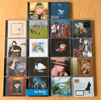 Joni Mitchell CD-Sammlung (16 Alben)   Großes Konvolut, Remastered Klassiker & R