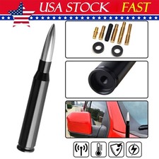 New 2022 Bullet Antenna 50 Cal For Chevy Silverado Dodge Ram Ford 5.5 Silver New 2022 Bullet Antenna 50 Cal For Chevy Silverado Dodge Ram Ford 5.5 Silver