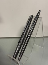 PILOT Elite Lattice Engraved 18K Gold Nib Fountain Pen Ballpoint Pen Set Japan