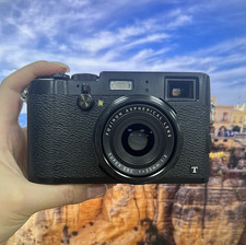 Fujifilm X100T 16MP Premium Compact Digital Camera English Black Work Good