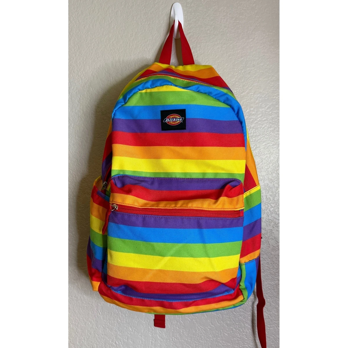Dickies Vintage Multi-Color Full Size Backpack Y2K Casual School Work EUC Genuine Dickies Student Varsity Backpack Plaid 17 main image 3