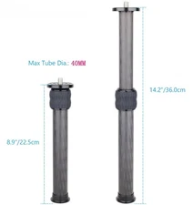 for GITZO 14" 40MM Diameter Carbon Fiber Telescopic  EXTENSION COLUMN last one 