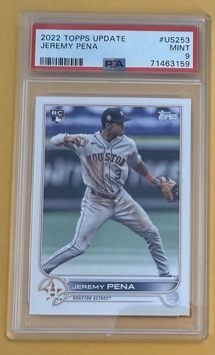 2022 Topps Update Jeremy Pena RC #US253 - PSA 9 