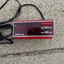 Rare 80s Spartus Red Led Alarm Clock - Vintage tested